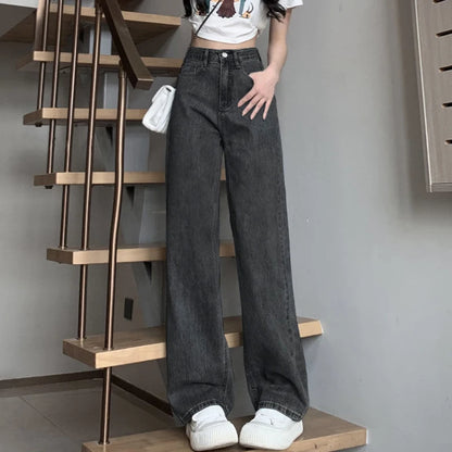 Woman Vintage High Waist Jeans Pant