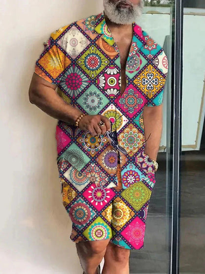 Luxury Men's Summer Shirt Set