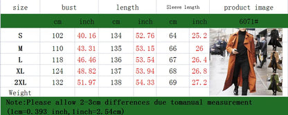 Streetwear Overlong British Coat