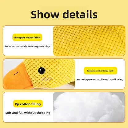 Dogs Duck Squeaky Plush Toy