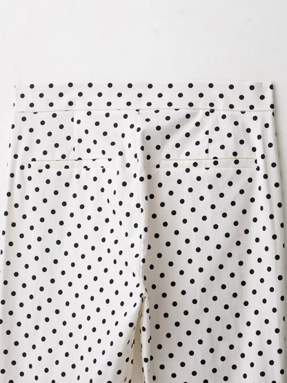 Fashion Polka Dot Shorts Set For Women