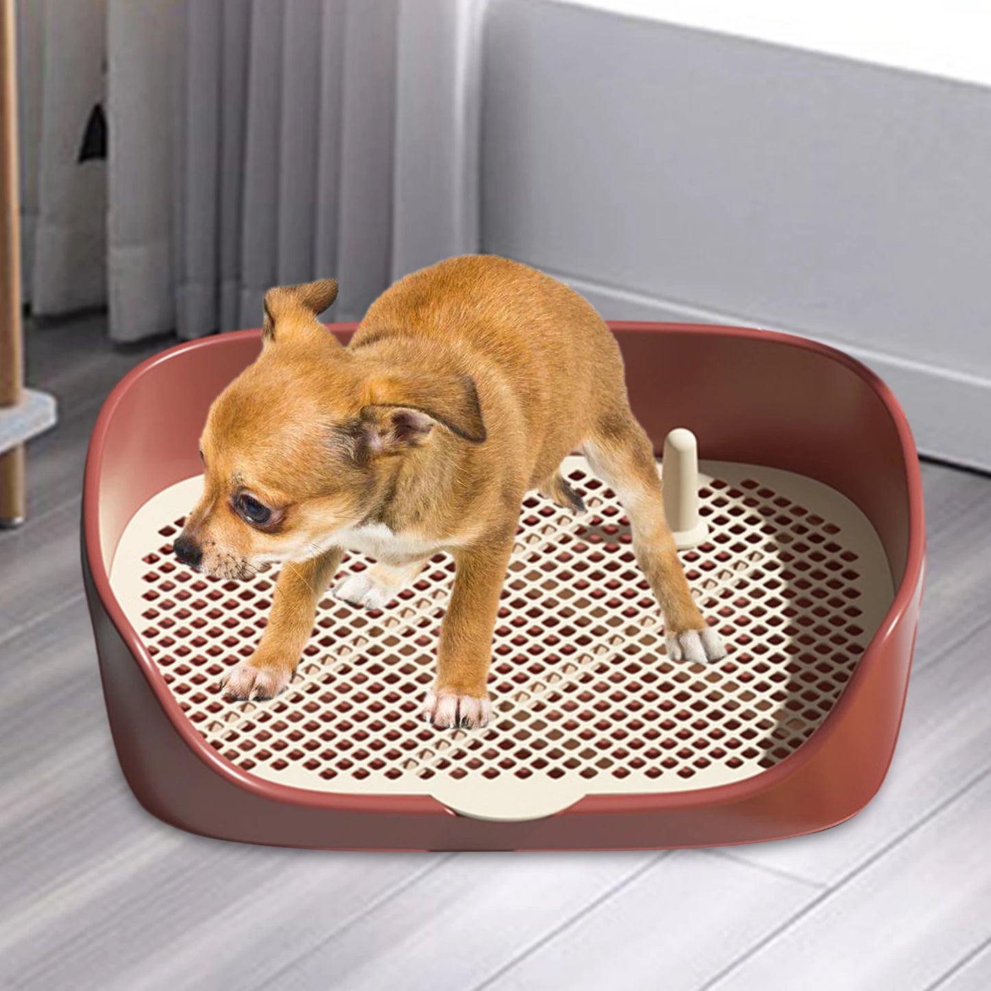 Portable Dog Potty Pan Trainer Litter Box