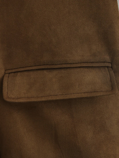 Vintage Women's Loose Suede Jacket