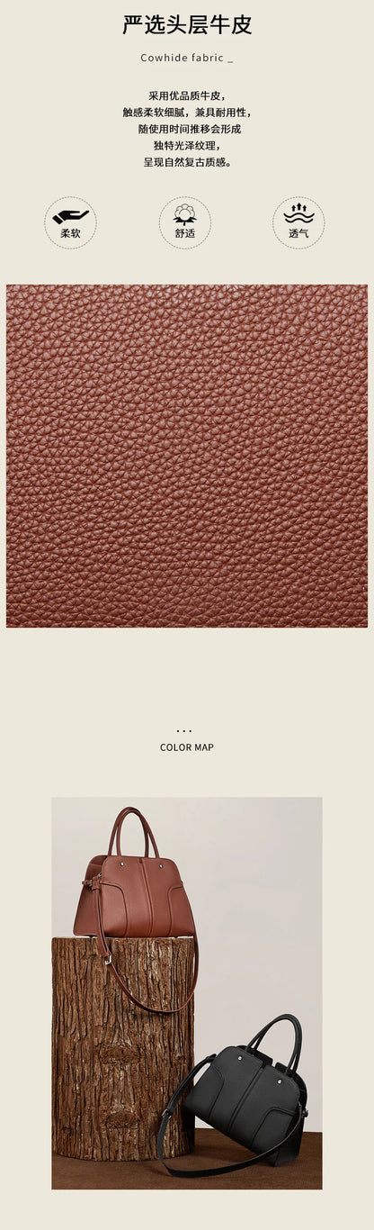 Genuine Leather Tote Handbags For Women