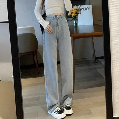 Woman Vintage High Waist Jeans Pant