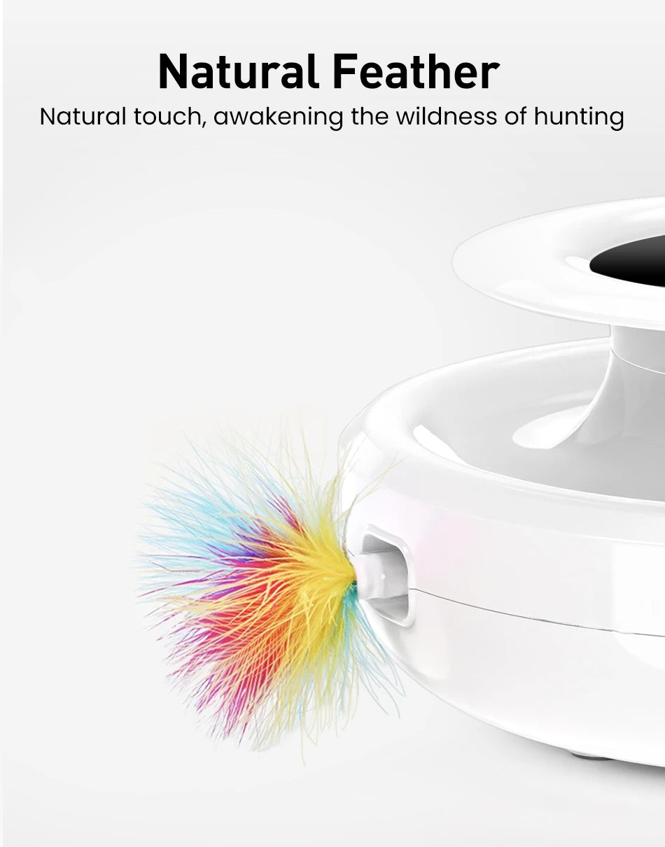 Automatic Feather Fun Ball Toy Set