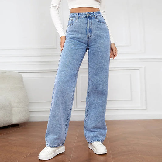 Retro Baggy Straight Jeans Pant