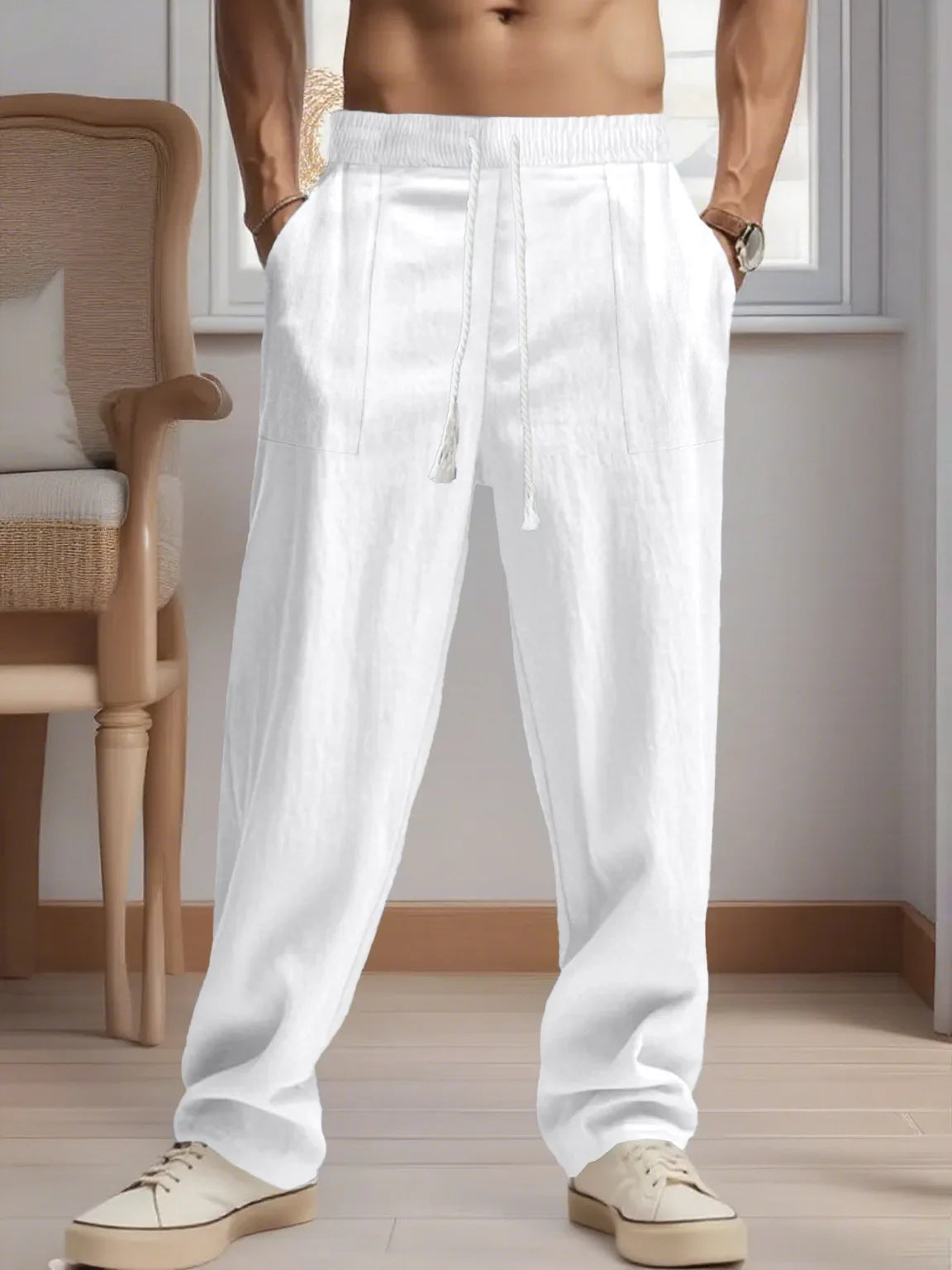 Men's Cotton Linen Pants