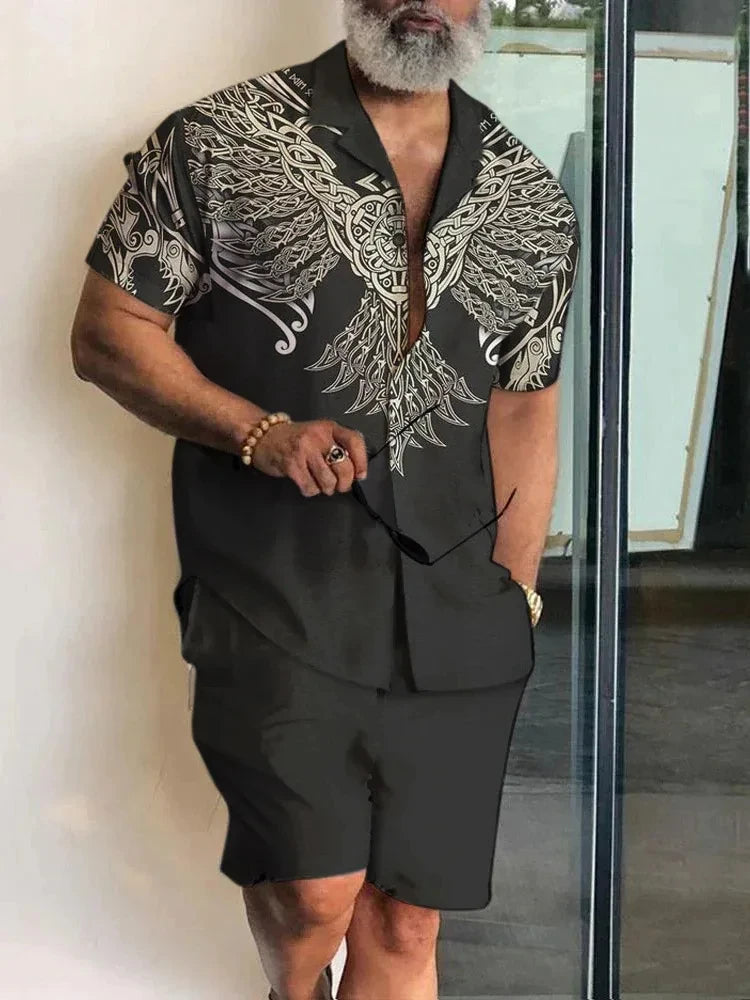 Luxury Men's Summer Shirt Set