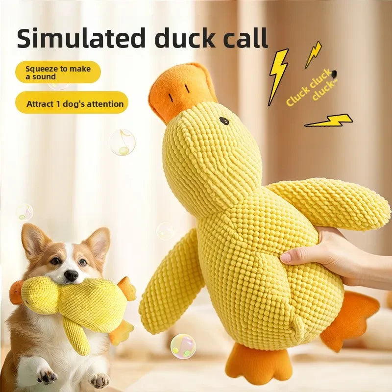 Dogs Duck Squeaky Plush Toy