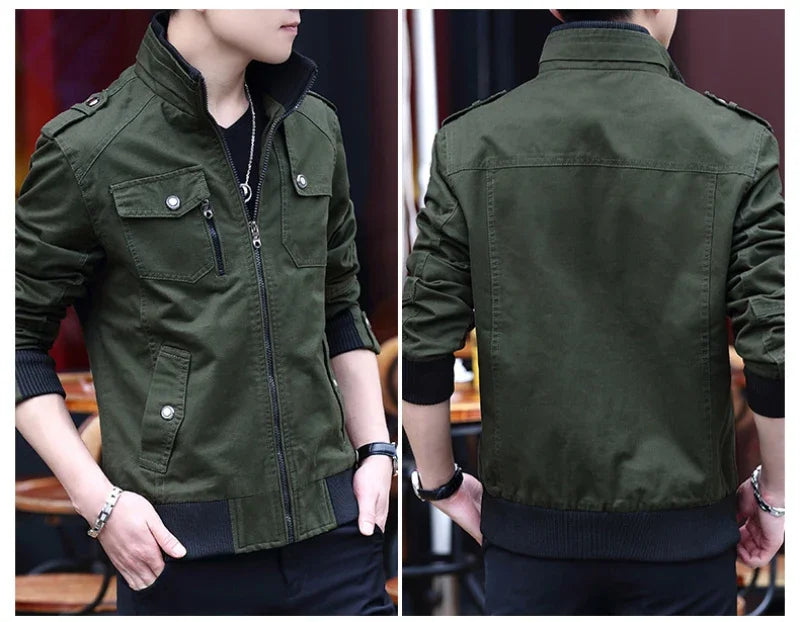 Cargo British style Warm Windproof Jacket