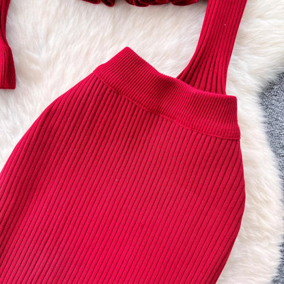 Two-Piece Knitted Suits for Women