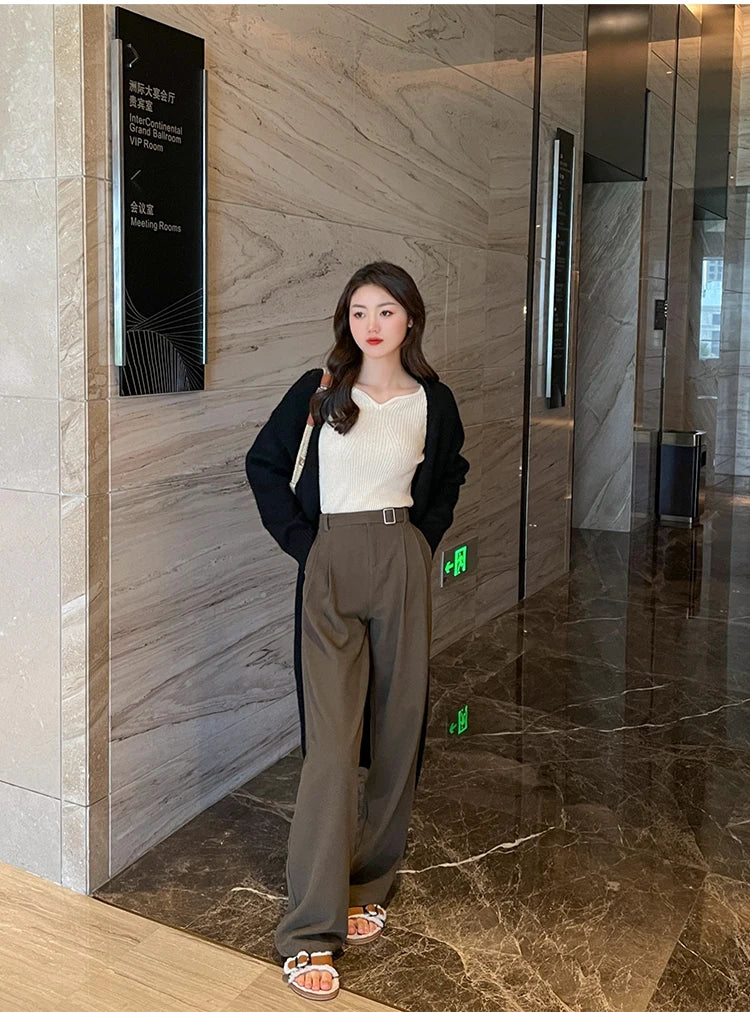 V-neck  Long Sleeve Bodycon Sweater