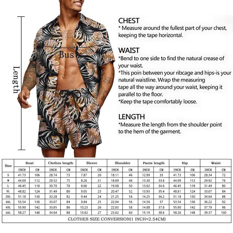 Luxury Men's Summer Shirt Set