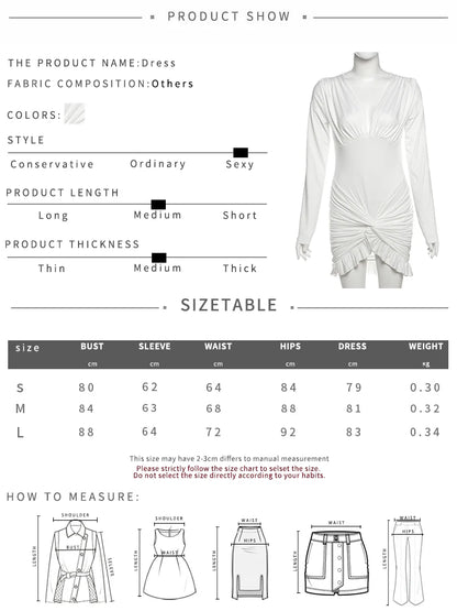 V-Neck Weird Puss Chic Knot Dress