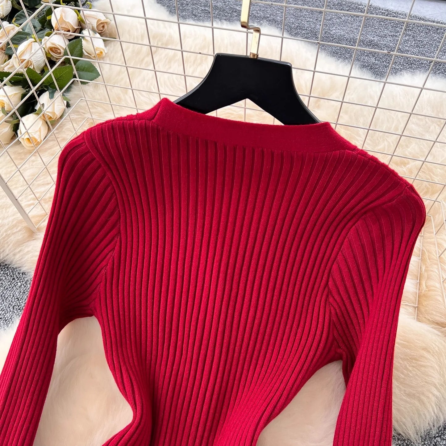 Two-Piece Knitted Suits for Women