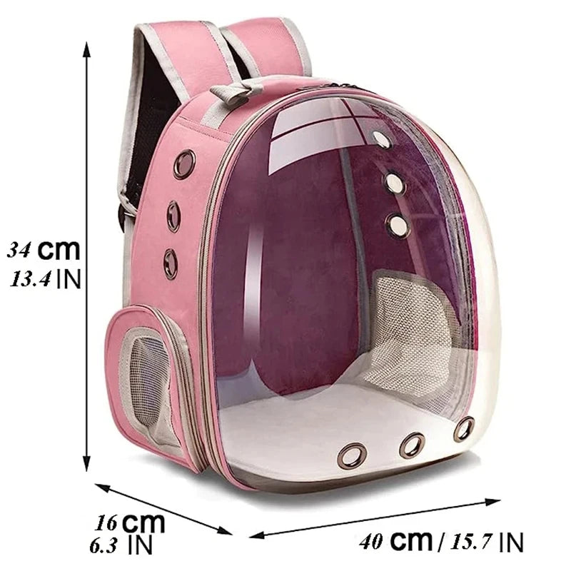 Transparent Bubble Design Pet Carrier Backpack