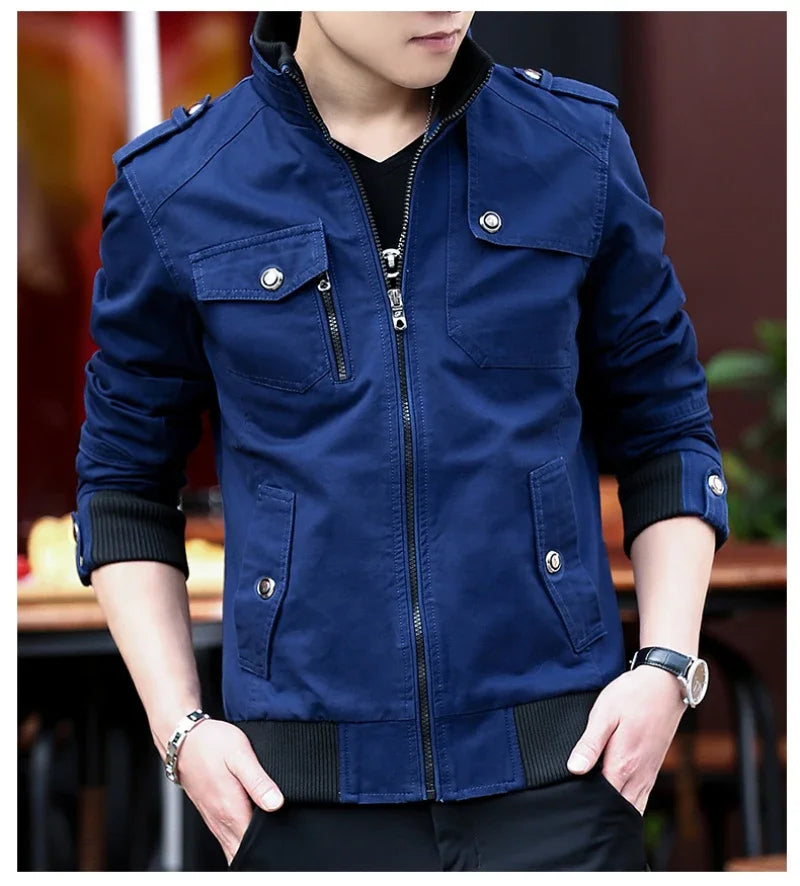 Cargo British style Warm Windproof Jacket