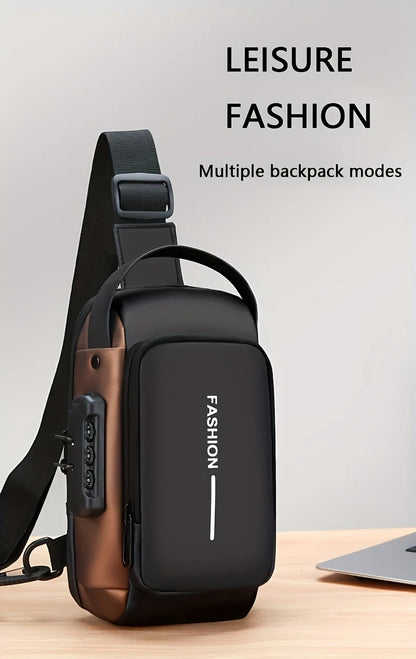 Men's Sporty Chest Bag