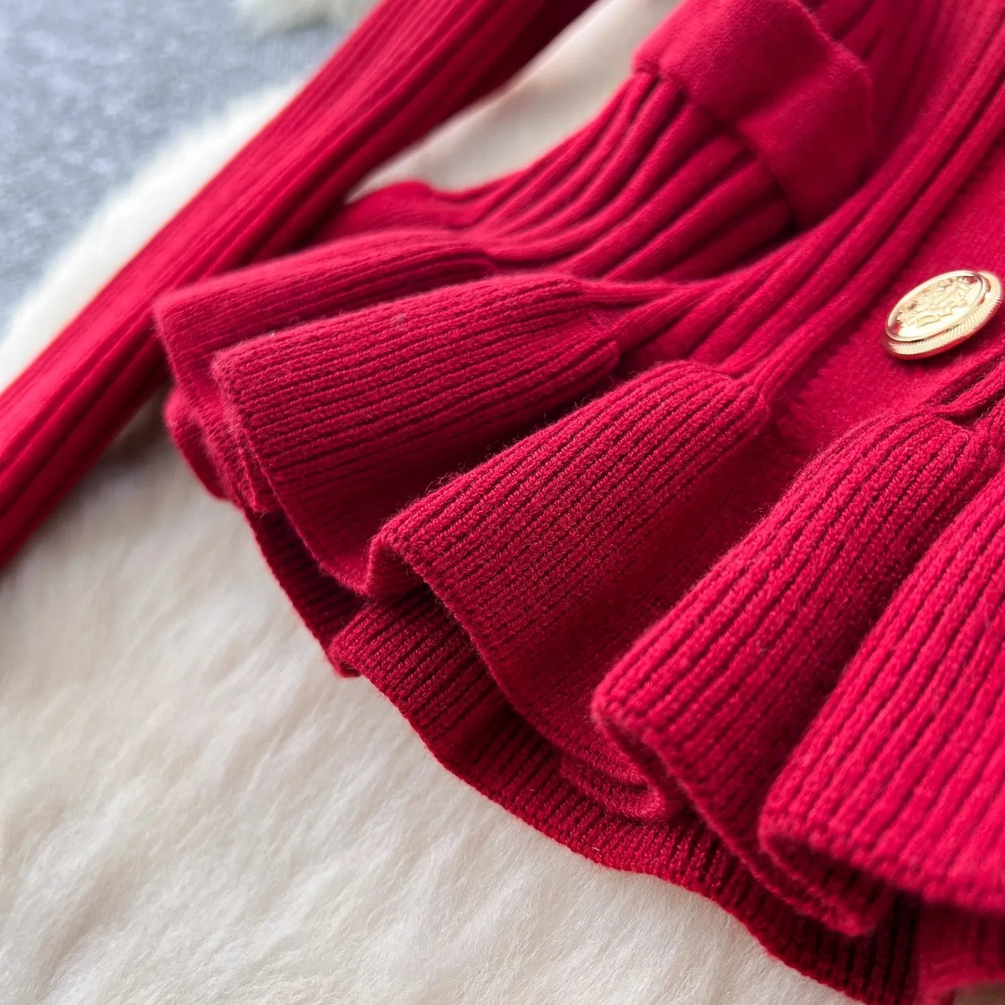 Two-Piece Knitted Suits for Women