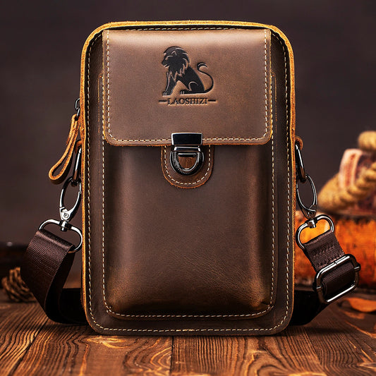 Men's Wearing Belt Phone Waist Bag