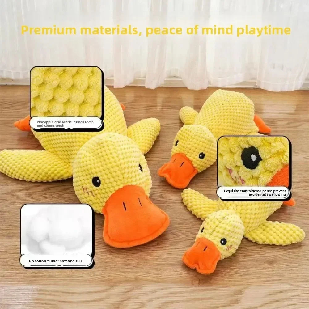 Dogs Duck Squeaky Plush Toy