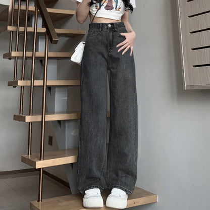 Woman Vintage High Waist Jeans Pant