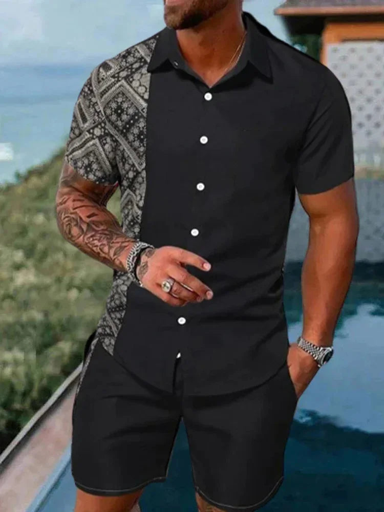 Luxury Men's Summer Shirt Set