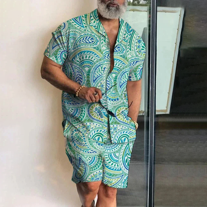 Luxury Men's Summer Shirt Set