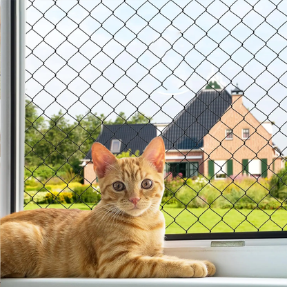 Steel Wire Reinforced Cat Anti-Fall Net