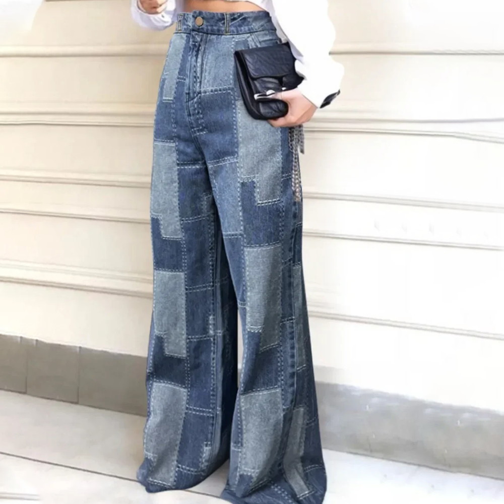 Wide Leg Loose Jeans Pant